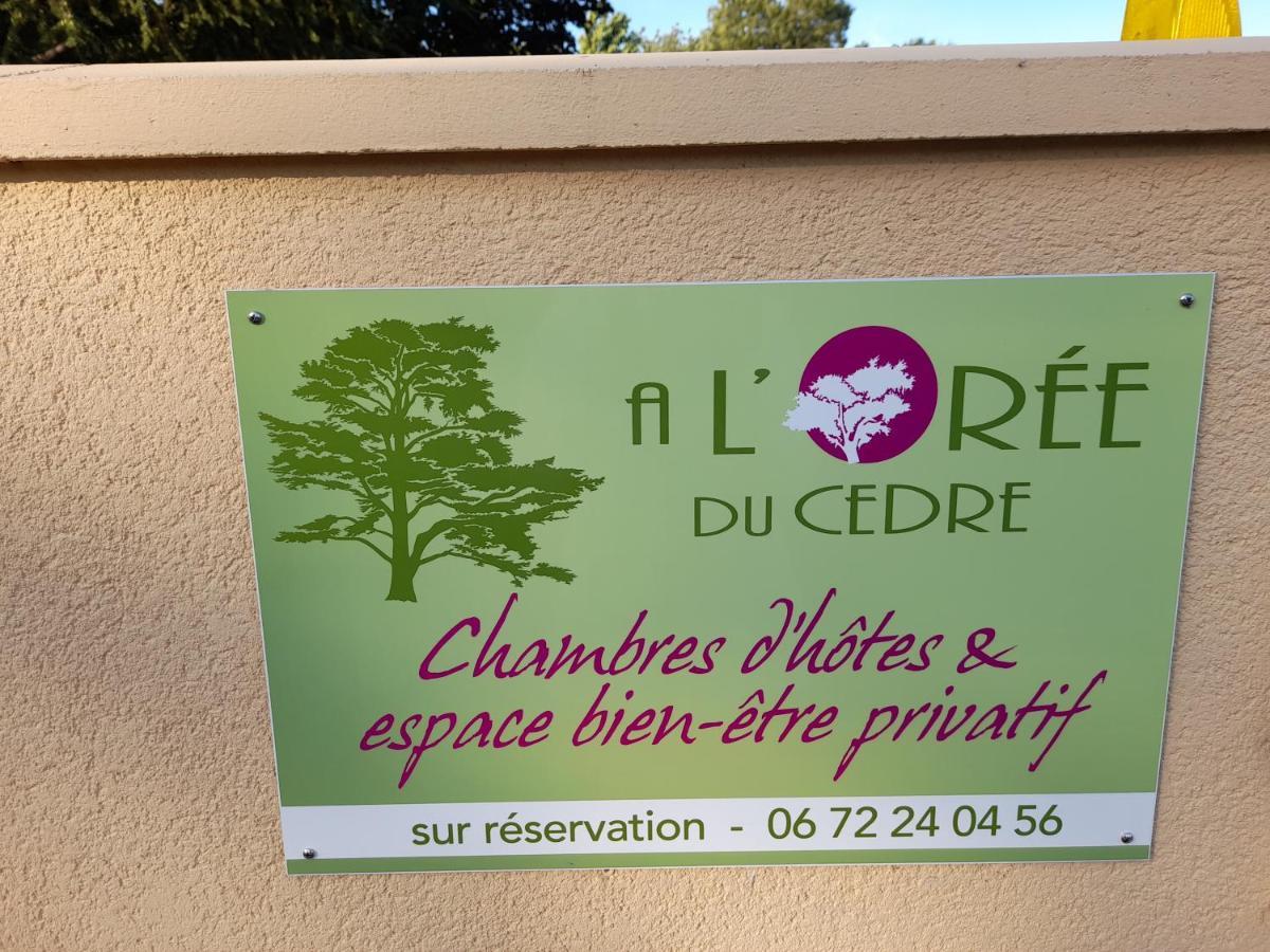 Hotel A L'Oree Du Cedre Pouzauges Exterior foto